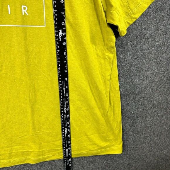 Nike Air Shirt Men's Extra Large Gold White Logo Basic Tee Casual - Picture 5 of 9